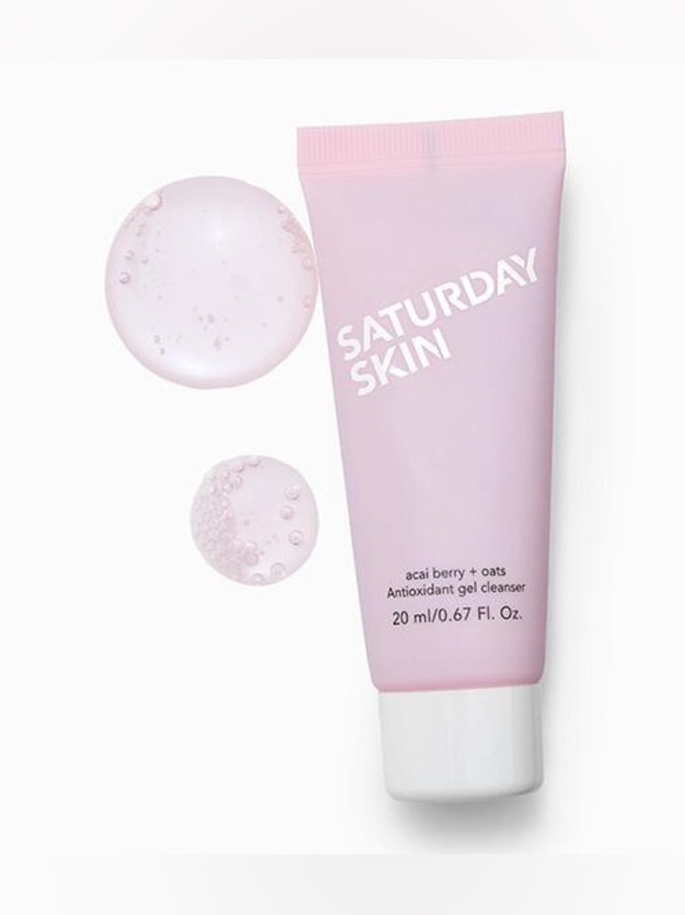 Saturday Skin Acai Berry + Oats Antioxidant Gel Cleanser…20 ml (Travel Size)